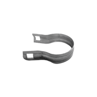 Aislador de paso o esquina con abrazadera incluida de 33-38mm para uso en tubería de malla ciclónica.
