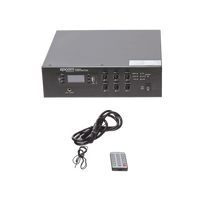 Mini Amplificador de Audio Mezclador | 240W RMS | Sistema 70/100V | MP3 | Tuner | Bluetooth | Musica ambiental y Voceo
