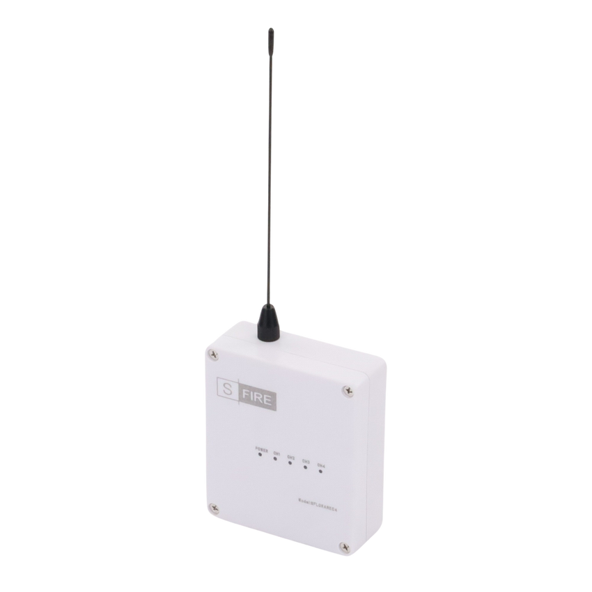 Receptor inalámbrico / 2500 metros de cobertura / 4 salidas de relevador tipo C
