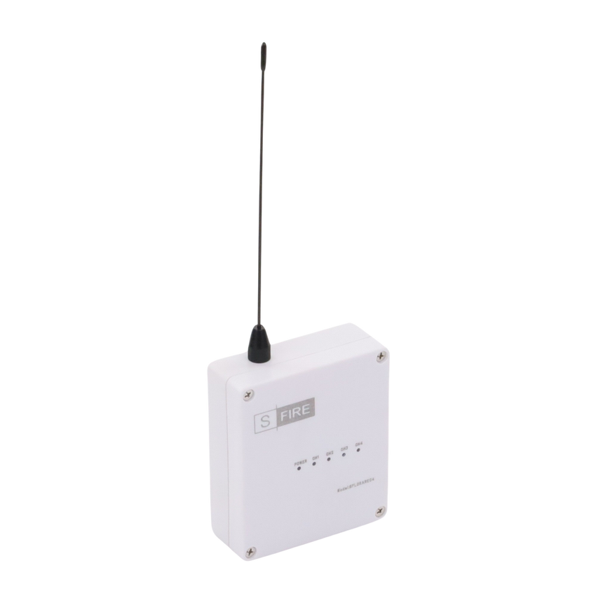 Receptor inalámbrico / 2500 metros de cobertura / 4 salidas de relevador tipo C