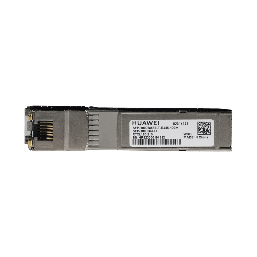 Transceptor de SFP a RJ45 / Negociación de 10/100/1000Mbps / Conector RJ45 / Distancia de hasta 100m