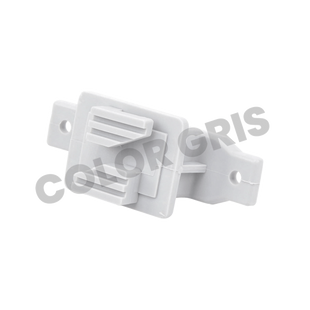 Aislador de Paso GRIS reforzado para cercos eléctricos, resistente al clima extremoso