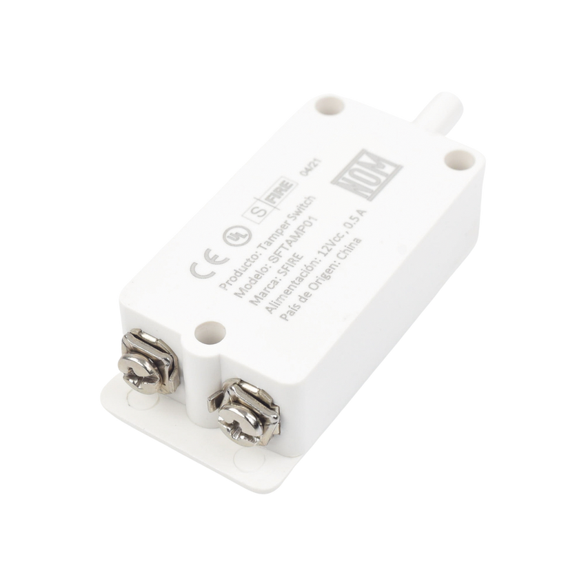Tamper switch / Normalmente Cerrado / Aplicación para Paneles de alarma, Gabientes, paneles de acceso, etc / Facil uso