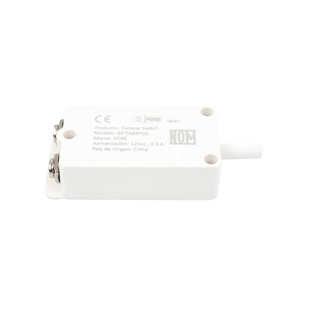 Tamper switch / Normalmente Abierto / Aplicación para Paneles de alarma, Gabientes, paneles de acceso, etc / Facil uso