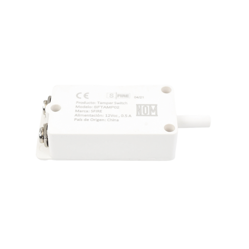 Tamper switch / Normalmente Abierto / Aplicación para Paneles de alarma, Gabientes, paneles de acceso, etc / Facil uso