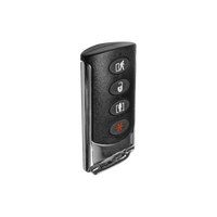 LLavero remoto de 4 Botones de uso rudo ideal para Armado total/parcial/desarmado/pánico. Duracion de Batería hasta 5 años.