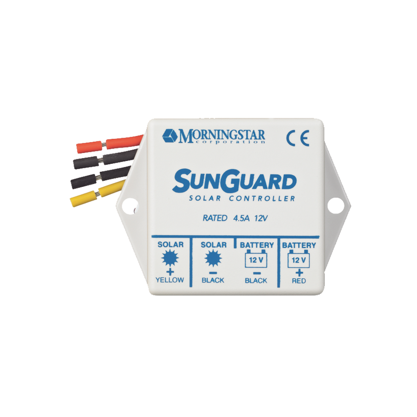 Controlador de Carga Solar PWM SunGuard 4.5 A / 12 VCC / Compensaci�n de Temperatura / 100% Estado S�lido / -40�C a +85�C