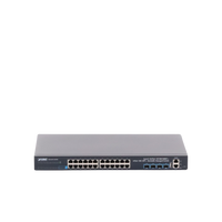 Switch Administrable Capa 3, 24-Puertos 10/100/1000T + 4-Puertos 10G SFP+, Apilable