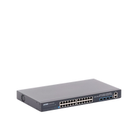 Switch Administrable Capa 3, 24-Puertos 10/100/1000T + 4-Puertos 10G SFP+, Apilable