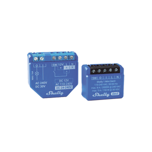 Mini Relevador inalámbrico inteligente, 1 salida de contacto seco, compatible con asistentes de voz Alexa y GoogleHome
