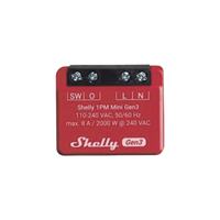 Mini Interruptor inteligente con Wi-Fi, medición de consumo, 1 canal 8A, compatible con asistentes de voz Alexa y GoogleHome