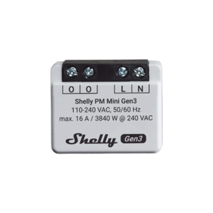 Mini Medidor de consumo inteligente con Wi-Fi, 1 canal 16A, compatible con asistentes de voz Alexa y GoogleHome