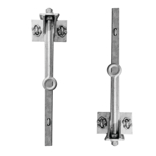 Par de Herrajes para sujeción de línea de vida para STZ90G.
