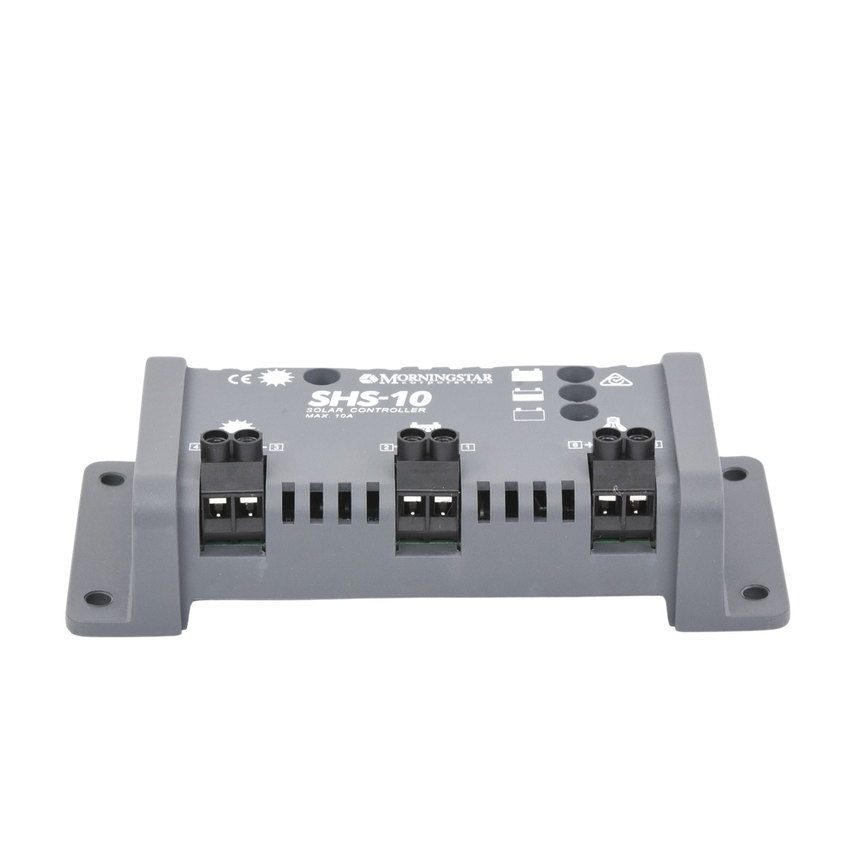 Controlador de Carga Solar PWM 10 A / 12 VCC / Desconexi�n Autom�tica / IP22 / Protecci�n Integral / Bajo Consumo 8 mA