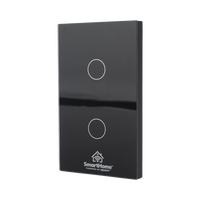 (ZigBee) Apagador switch inalámbrico ZigBee, control de 2 regresos de carga, 110V