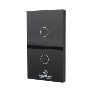 (ZigBee) Apagador switch inalámbrico ZigBee, control de 2 regresos de carga, 110V
