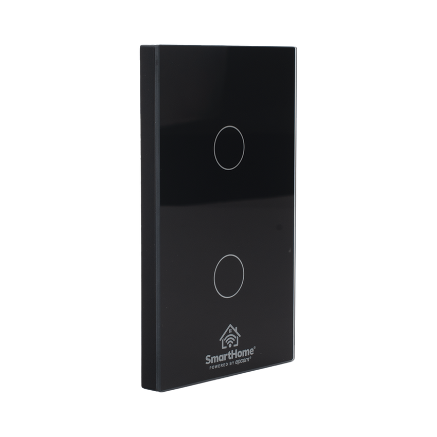 (ZigBee) Apagador switch inalámbrico ZigBee, control de 2 regresos de carga, 110V