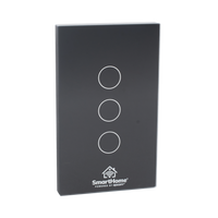 (Wifi) Apagador switch inalámbrico WIFI, control de 3 regresos de carga, 110V