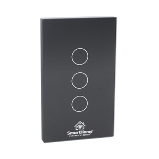(Wifi) Apagador switch inalámbrico WIFI, control de 3 regresos de carga, 110V