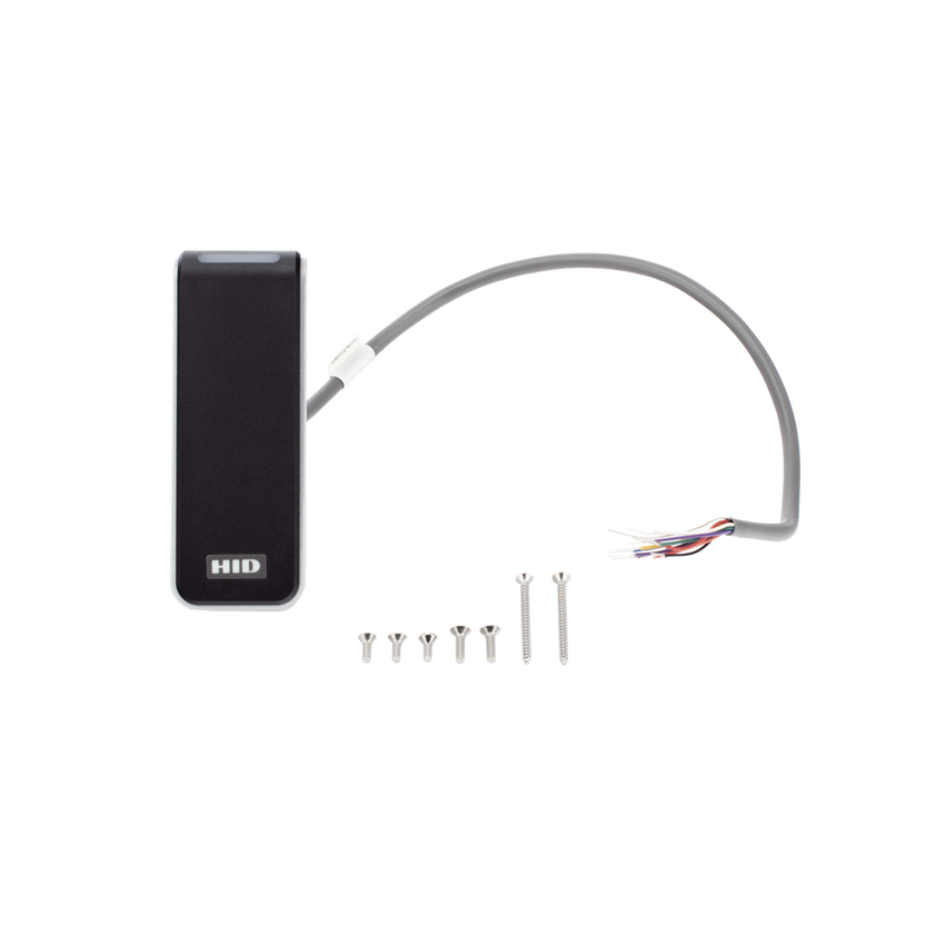 Lector Control de Acceso HID Signo / Bluetooth NFC 2.4 GHz / 125 kHz 13.56 MHz / OSDP Bidireccional / IP65 Exterior / EAL5+ Secure Element / Compatibilidad Móvil Apple Wallet