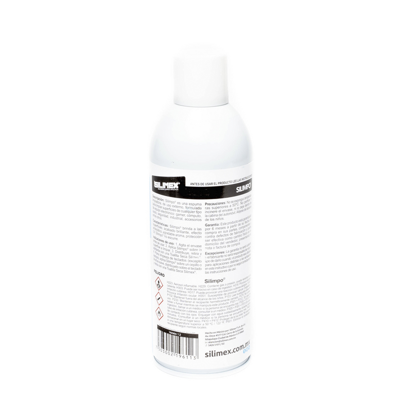 Espuma Limpiadora para Todo Tipo de Superficies Plásticas y Metálicas de Sistemas de Vídeo, Audio, Telefonía y Equipo de Cómputo, Contiene Protectores de Rayos UV, 454 ml