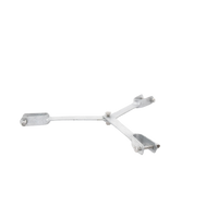 Brida para sujeción de retenida compatible con tramos STZ30G, Galvanizado por Inmersión en Caliente.