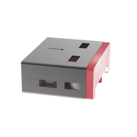 Dispositivo de Bloqueo Smartkeeper, Para Puertos USB-A, Color Rojo, 1 Pieza