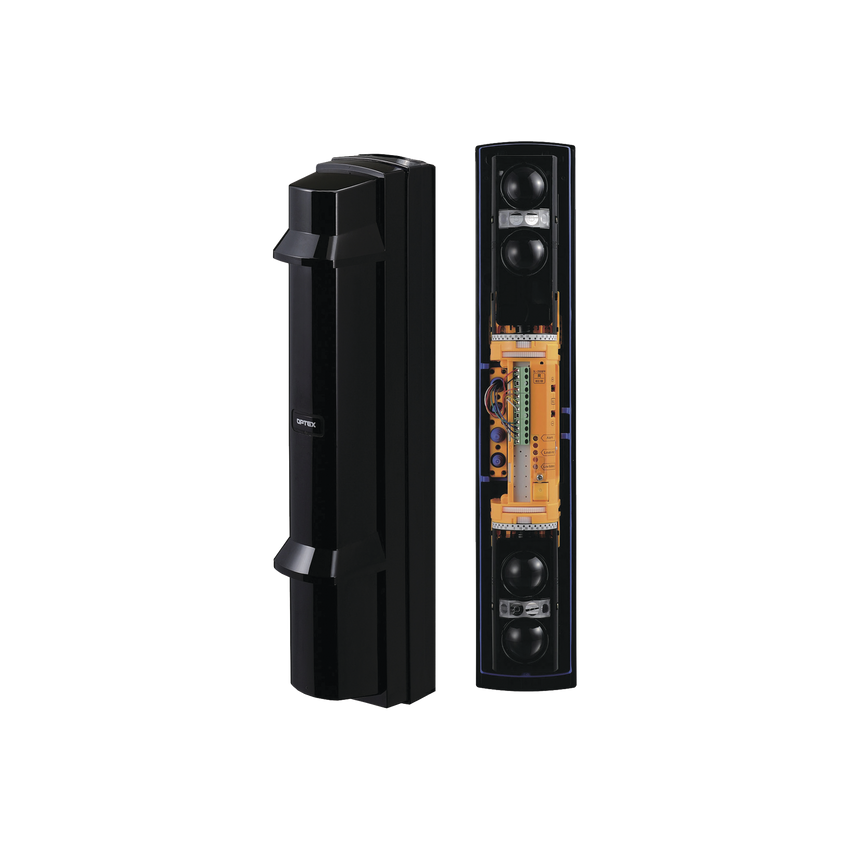 Barrera fotoeléctrica de 100 metros 4 rayos  4 canales / Alimentación por baterías incluidas