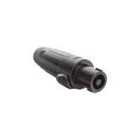 Conector Speakon | Hembra | 4 polos | carcasa negra | Cable AWG10 | 30A