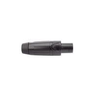 Conector Speakon | Hembra | 4 polos | carcasa negra | Cable AWG10 | 30A
