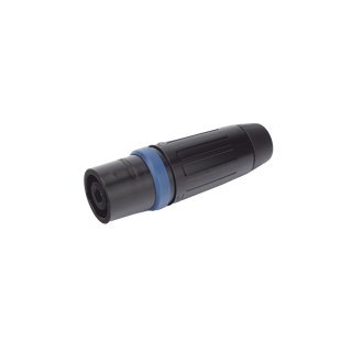 Speakon Conector de cable macho de 4 polos, carcasa negra, cable AWG10,  30A