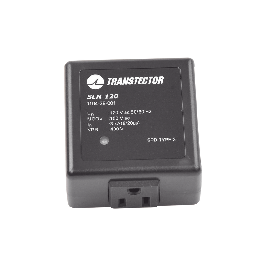 Protector Sobretensión 120 VAC / SASD / Clavija 5-15R / 5 kA / Plug-in / UL 1449