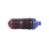 Lámpara de Obstrucción Básica con Globo Rojo de Policarbonato (Con Foco).