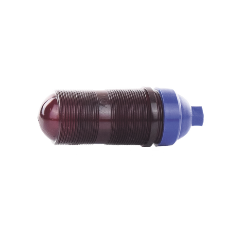 Lámpara de Obstrucción Básica con Globo Rojo de Policarbonato (Con Foco).