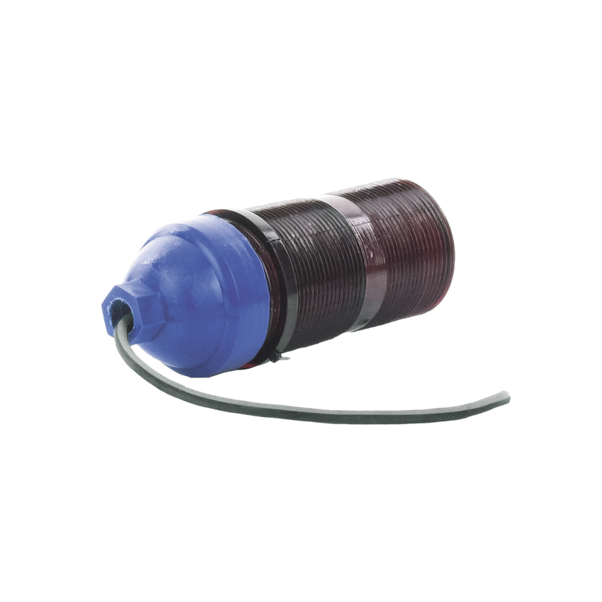 Lámpara de Obstrucción Básica con Globo Rojo de Policarbonato (Con Foco).