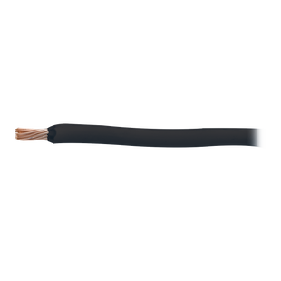 Cable Eléctrico de Cobre Recubierto THW-LS Calibre 2 AWG 19 Hilos Color Negro (100 metros)