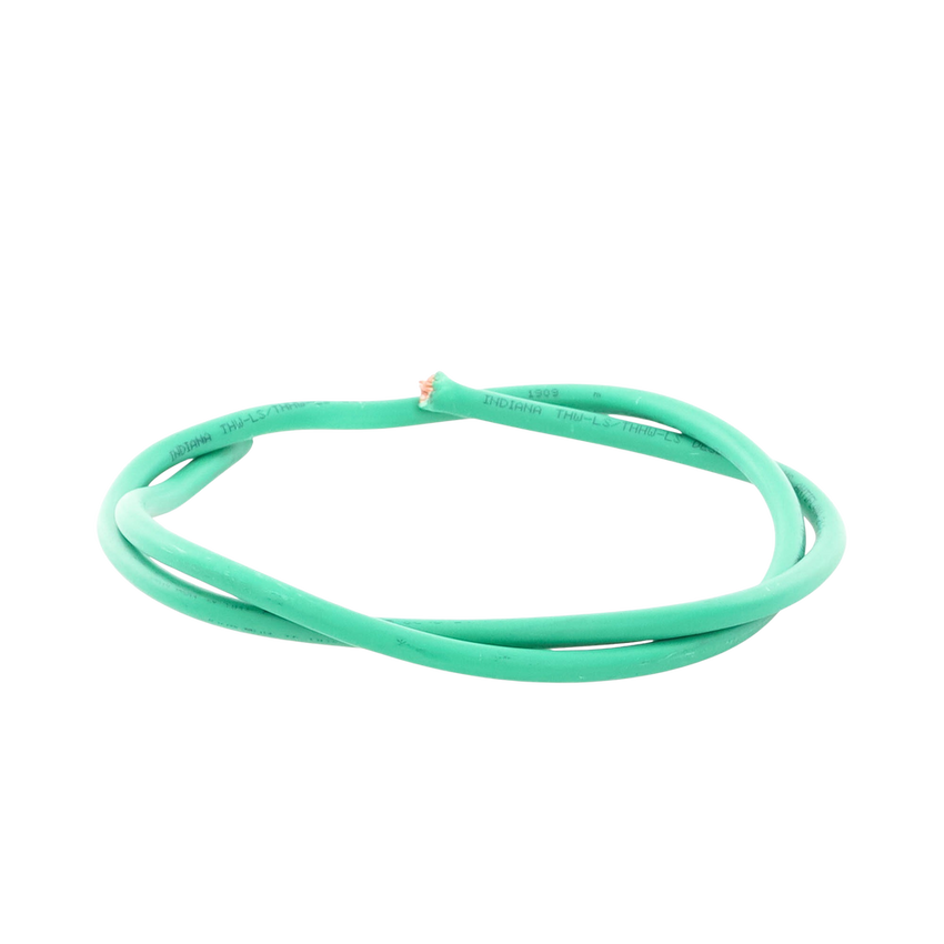 (SLLU22) Cable de Cobre Recubierto THW-LS Calibre 4 AWG 19 Hilos Color Verde (Venta por Metro)