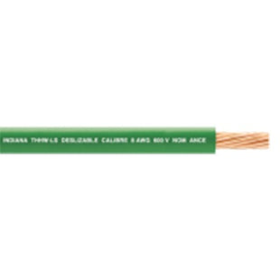 Cable El�ctrico 10 AWG Color Verde, Conductor de Cobre Suave Cableado. Aislamiento de PVC, Auto-Extinguible. Bobina de 100 Metros (328.08 Pies)
