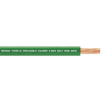 Cable Eléctrico 16 awg  color verde, Conductor de cobre suave cableado. Aislamiento de PVC, auto-extinguible.BOBINA de 100 MTS