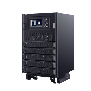 UPS Modular Trifásico Escalable de 40 kVA/40 kW, Topología Online Doble Conversión, Voltaje de 208/220 Vca de L-L, Respaldo de 4 Minutos al 100% de Carga, Incluye Módulo y Banco de Baterías