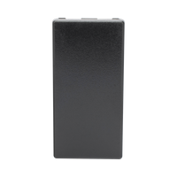 Medio Módulo de Placa Ciega Color Grafito / (K105/14)