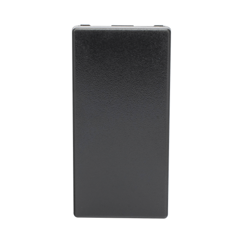 Medio Módulo de Placa Ciega Color Grafito / (K105/14)