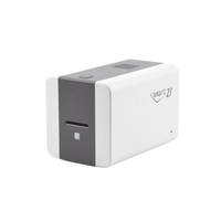 Impresora de Tarjetas Semi- automática SMART21 / Ingreso de Tarjetas Manual/Incluye Ribbon, Software y 100 Tarjetas PVC