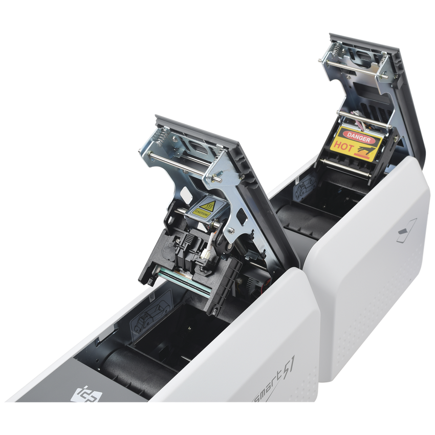 Kit Impresora SMART51L / Con Laminador /DOBLE Lado/3 Años Garantia / Incluye 2 x  RibbonColor / 100 tarjetas PVC/ 1 Cinta de Limpieza/ Software