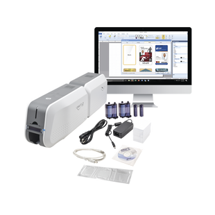 Kit Impresora SMART51L / Con Laminador /DOBLE Lado/3 Años Garantia / Incluye 2 x  RibbonColor / 100 tarjetas PVC/ 1 Cinta de Limpieza/ Software