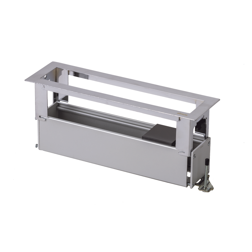 Caja Para Instalación en Escritorio para Voz, Datos o Contactos Eléctricos / Capacidad para 4 Módulos / Salida de Cables "Posterior" / Los Módulos se Adquieren Aparte / (KFC134/14CY)