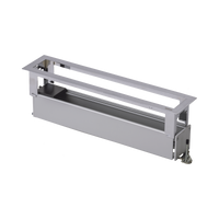 Caja Para Instalación en Escritorio para Voz, Datos o Contactos Eléctricos / Capacidad para 6 Módulos / Salida de Cables "Posterior" / Los Módulos se Adquieren Aparte / (KFC136/14CY)