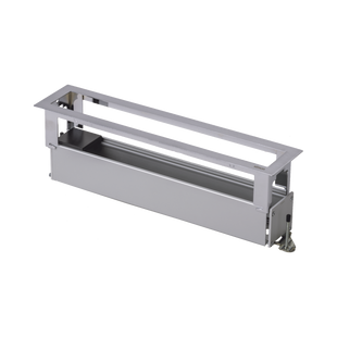 Caja Para Instalación en Escritorio para Voz, Datos o Contactos Eléctricos / Capacidad para 6 Módulos / Salida de Cables "Posterior" / Los Módulos se Adquieren Aparte / (KFC136/14CY)