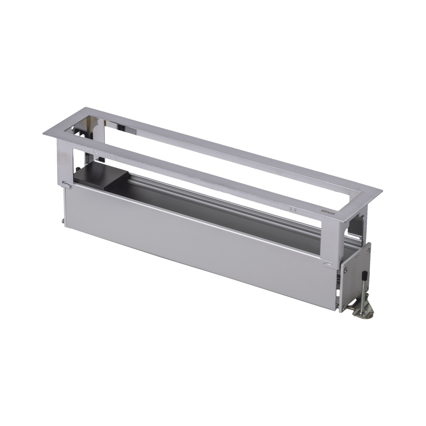 Caja Para Instalación en Escritorio para Voz, Datos o Contactos Eléctricos / Capacidad para 6 Módulos / Salida de Cables "Posterior" / Los Módulos se Adquieren Aparte / (KFC136/14CY)