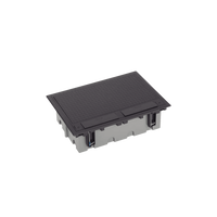 Caja Para Instalación en Piso Falso para Voz, Datos o Contactos Eléctricos / Capacidad para 6 Módulos / Espacio Embellecedor en la Tapa / Profundidad Ajustable de 90 a 120 mm (3.54 a 4.72 pulgadas) / Los Módulos se Adquieren Aparte / (SF610/14CY)